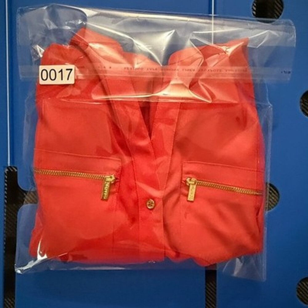 Calvin Klein Women's Coral Zip Pocket Roll Tab Long Sleeve Blouse Size S - Picture 7 of 7